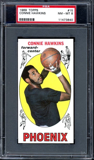 1969-70 Topps #15 Connie Hawkins PSA 8