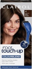 Image of Clairol Root Touch-Up Permanent Hair Dye, 4 Dark Brown (Packing May Vary)
