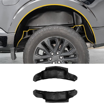#ad #ad For 2021 2025 Ford F150 Not for Raptor Rear Wheel Well Liners Tire Fenders $79.99