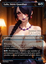 MTG FF - Lulu, Stern Guardian - Fanart Borderless Style - EDH / Playtest
