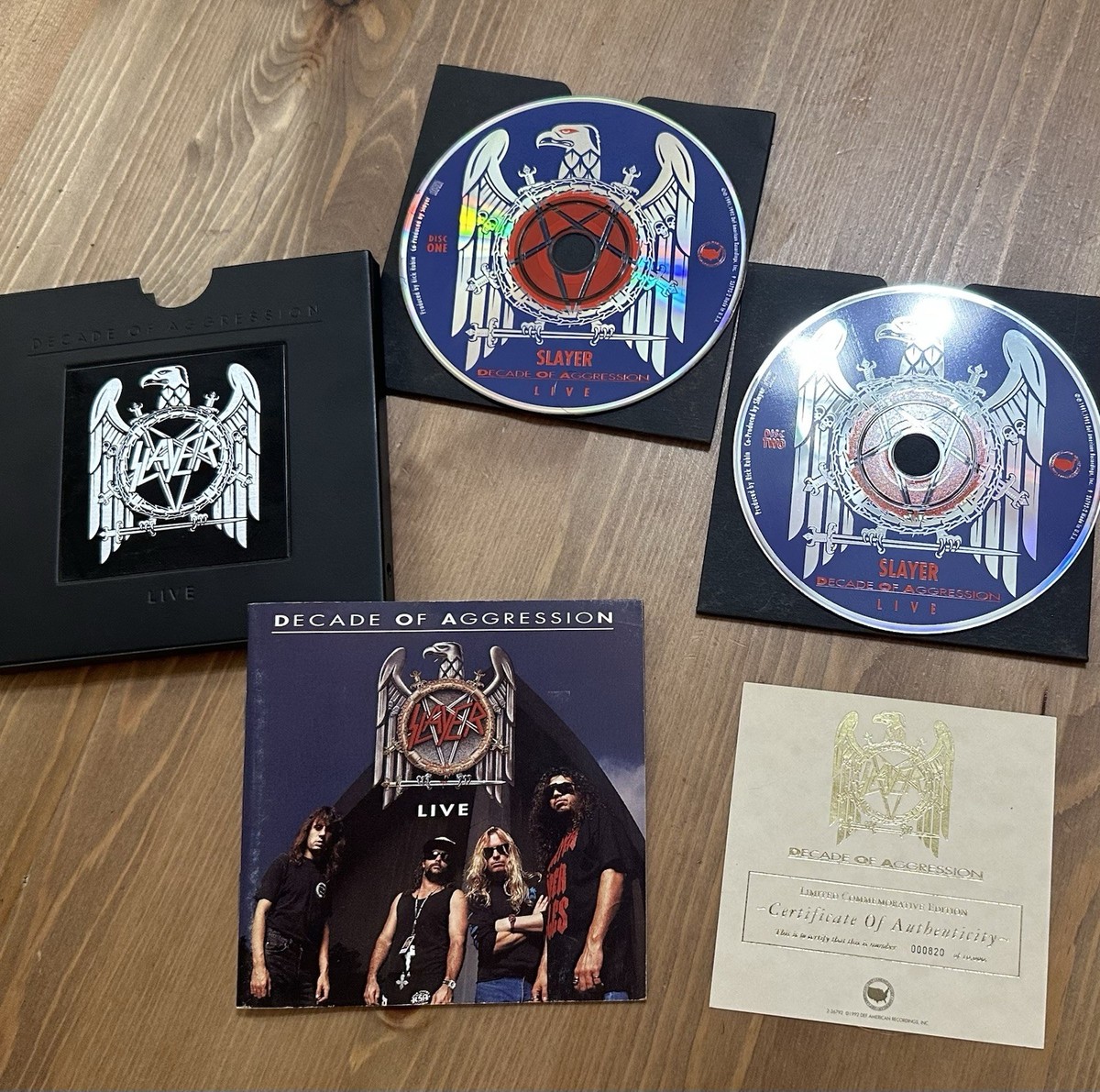 Slayer - Decade Of Aggression Limited Edition Metal Box 2 X CD