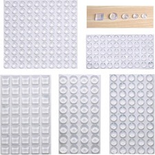 Cabinet Door Bumpers Clear Self Adhesive Noise Dampening Bumper Pads 272Pcs Sili
