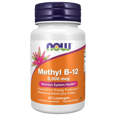 Now Foods Methyl B-12 5000 mcg - 60 Lutschtabletten