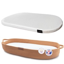 Baby Changing Basket, Portable Diaper Changing Pad, Moses Basket for Newborns...