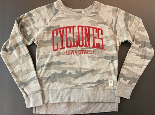 Pressbox Iowa State Gray Camouflage Sweatshirt