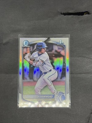 2025 Bowman Draft Josh Hammond Chrome Refractor 1st Prospect #BDC-185 Royals