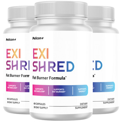 ExiShred- Keto & Weight Support- 3 Bottles- 180 Capsules