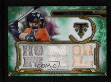 2020 Topps Triple Threads Relics Emerald 2/18 Jose Altuve #TTR-JOA3 h3a