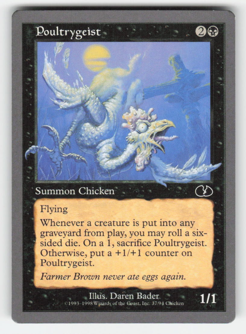 1998 Poultrygeist Unglued 37 MTG