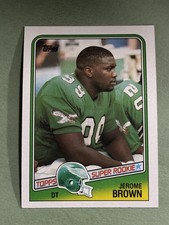 Jerome Brown Rookie 1988 Topps Philadelphia Eagles #247 MM562