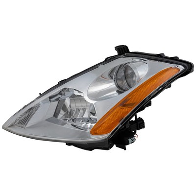 Headlight For 2003-2007 Nissan Murano Left Chrome Housing With Bulb