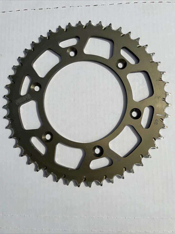 Piñón de aluminio Pro Taper 48T gris MX Honda CR125R CR500R CRF250R 022972 Foto 2 de 4