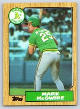 MARK MCGWIRE 1987 Topps #366 RC