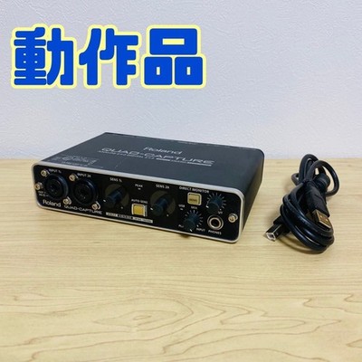 Roland QUAD-CAPTURE UA-55 Audio Interface Japan Digital 24Bit 192 kHz Black Used