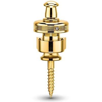 Endpin Schaller S-Locks gold (Set) Gurtpin End Pin Gitarre NEU