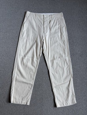 Engineered Garments Fatigue Pant 白 Engineered Garments Fatigue Pant Ecru Natural Chino Twill Made In