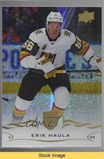 2018-19 Upper Deck Speckled Rainbow Foil Erik Haula #183 READ j9l