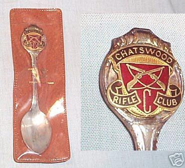 #D6. CHATSWOOD RIFLE CLUB PRESENTATION SPOON - 1975 - Picture 1 of 1