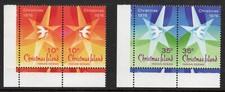 CHRISTMAS ISLAND 1976 CHRISTMAS DOVE OF PEACE AND STAR OF BETHLEHEM CORN PR  MNH