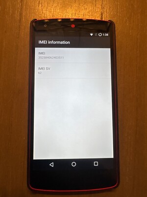 LG Nexus 5 - 32 GB - Red (Unlocked) for sale online | eBay