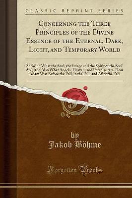 Concerning the Three Principles of the Divine Esse