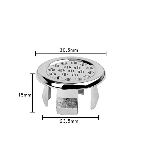 Overflow Ring Column Basin Inter-Platform Overflow Port Ring 2PC Wash Basin - Picture 7 of 33