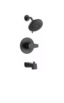 Peerless Ptt14419 Xander Tub and Shower Trim Package - Black