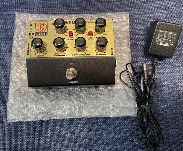 Eden WTDI Bass Guitar Pre Amplifier Pedal Preamp With adapter