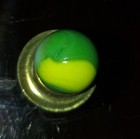 Vitro Agate Tiger Eye Patch Marble, Green, White, Yellow, .65, HTF Colors — photo 6