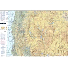 FAA Chart VFR Sectional Chart Klamath Falls - Always Current - Select Cycle Date