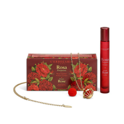 L'ERBOLARIO Rosa Puprurea - Rose-a-porter (Fragrance 15 ml and jewelry