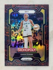 2024 Panini Prizm Monopoly WNBA Dana Evans Chicago Sky Red Icon Card No 55