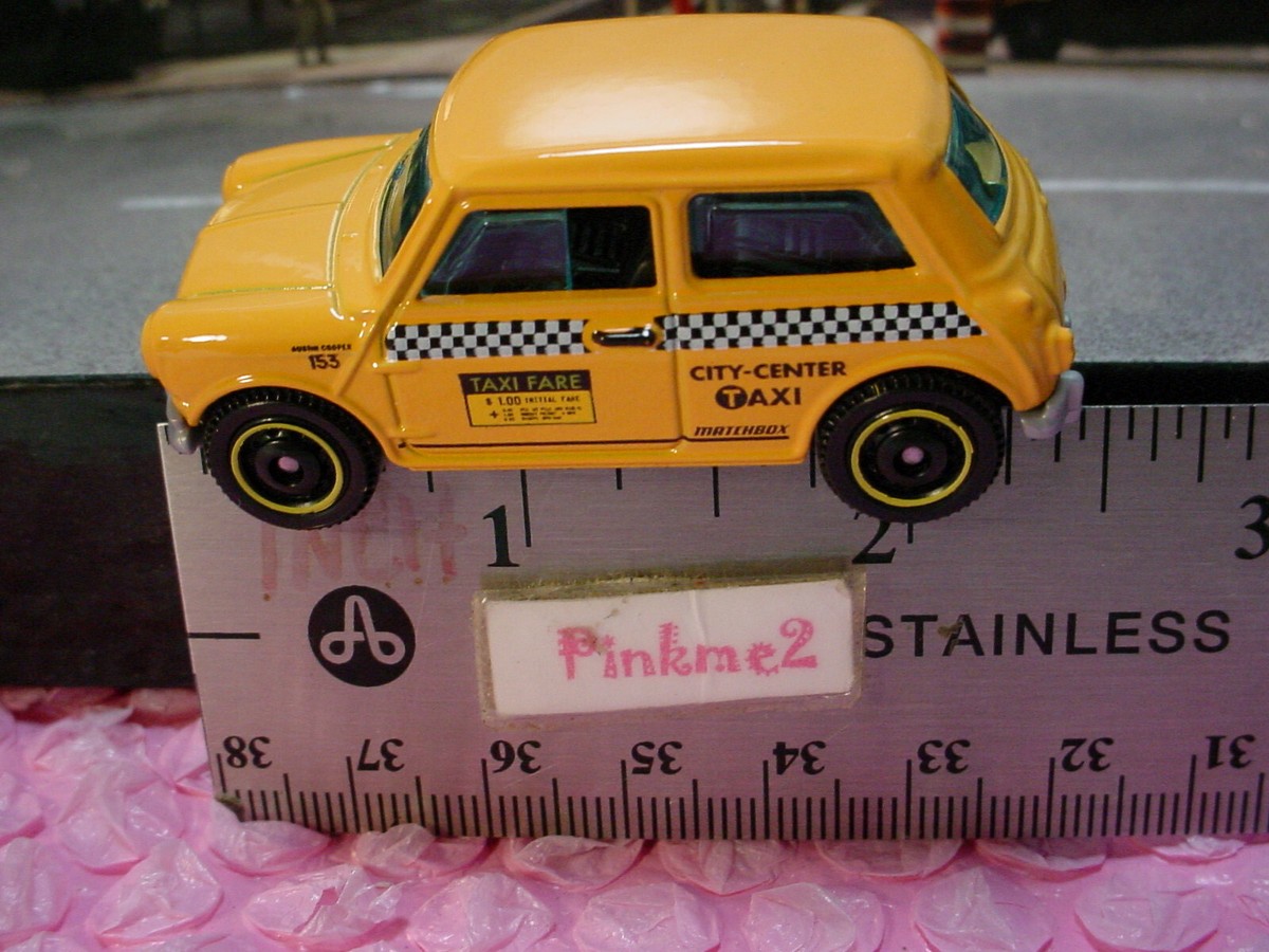 2019 Matchbox '64 AUSTIN MINI COOPER #96 ☆yellow-orange taxi☆MBX