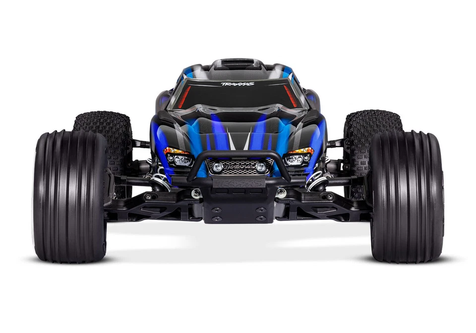 Traxxas TRX 37354 4Y blau Rustler 1:10 2WD RTR Stadium Truck NEU Akku + Lader - Bild 3 von 4