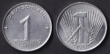 M&uuml;nze, Deutschland-DDR 1 Pfennig 1952 A / Vorz&uuml;glich / Aluminium KM# 5