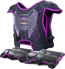 Armor Chest Full Body Protective Gear Outfit Kids Knee Guards Elbow Pads Gift