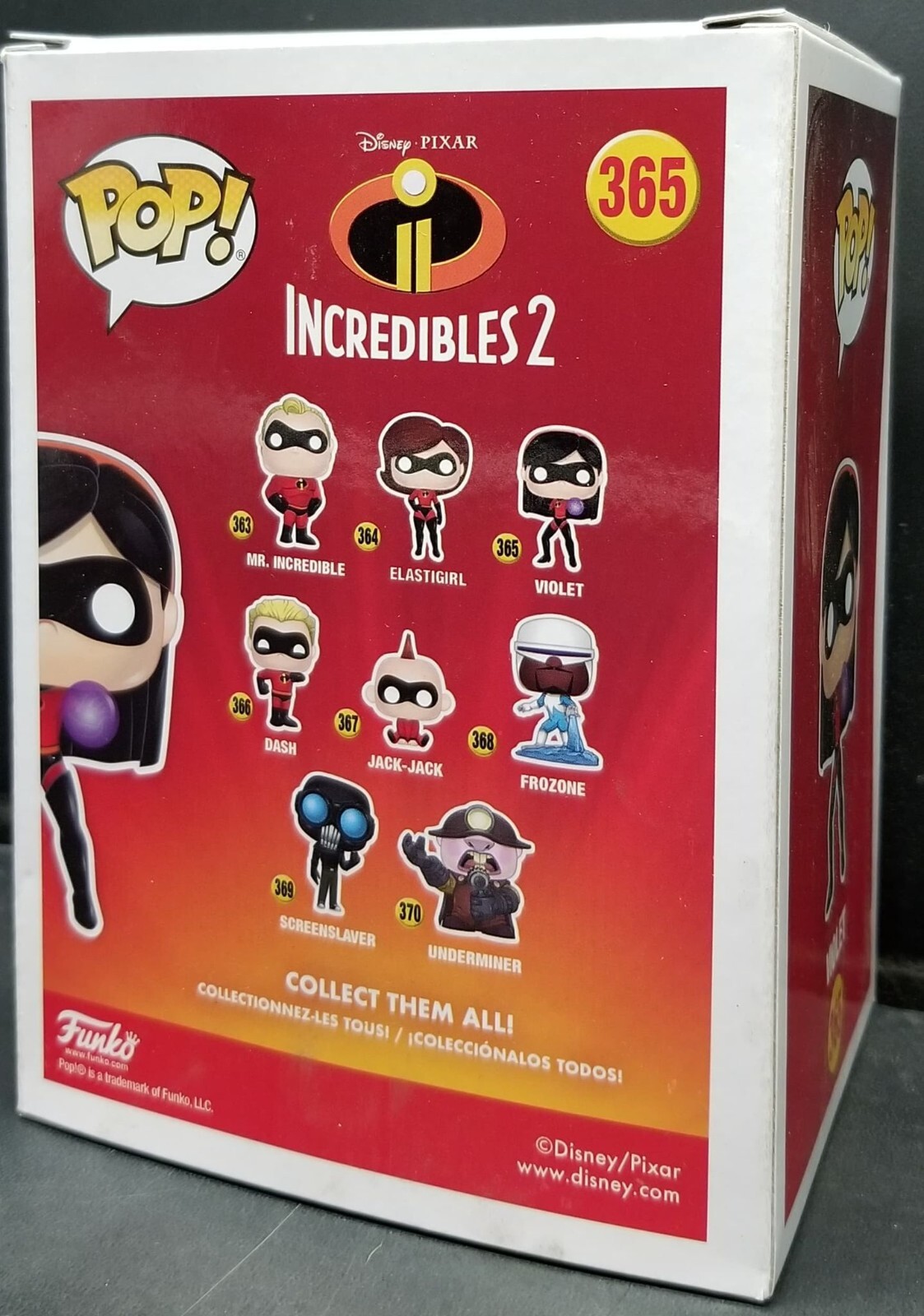 Violet #365 Incredibles 2 Funko Vinyl Pop Figure NEW 