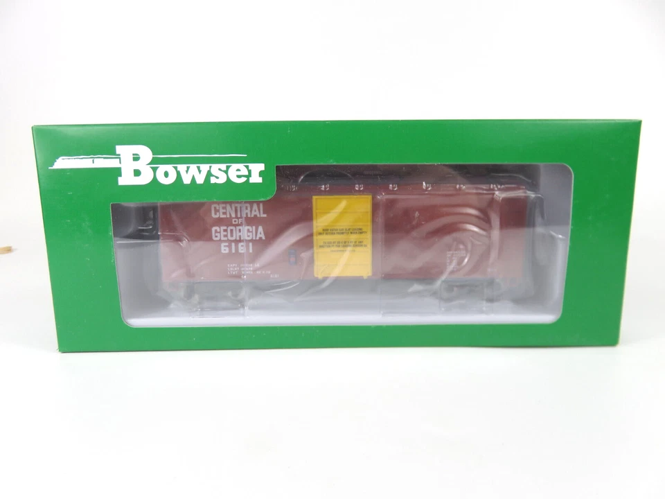 Bowser #43151 HO Scale 40' Boxcar Central of Georgia w/Roof Hatches #6161 - Image 2 of 4