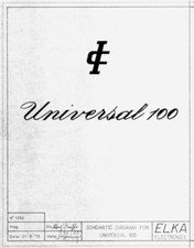 ELKA Universal 100 Service Manual Schematic diagrams Schaltplan Schema - PDF