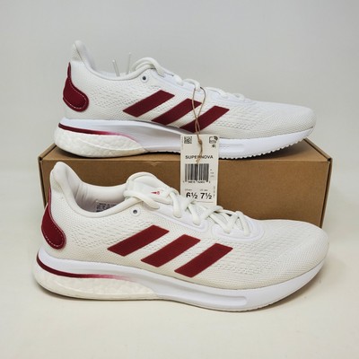 Adidas Supernova IU Hoosiers White Comfy Running Shoe/ H01293 /Mens 6.5 Wmns 7.5