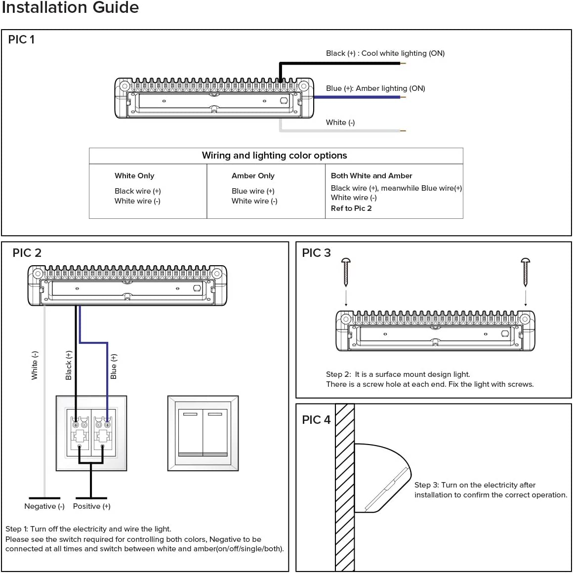 Dream Lighting LED RV Porch Light Exterior Utility 12V Awning Fixture