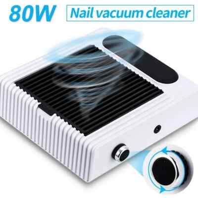 80W Powerful Nail Dust Collector for Manicure Nail Vacuum Nail Dust Fan Manicure
