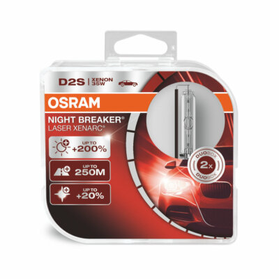 2x D2s OSRAM NIGHT BREAKER LASER +200% Lampen Birnen Scheinwerfer Xenon