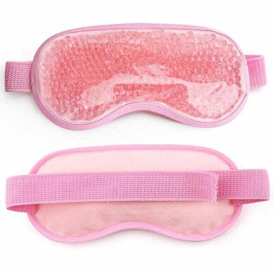 #ad 2 Pack Reusable Ice Eye Mask Hot Cold Therapy for Dry Puffy Eyes Pain Relief NEW $10.44