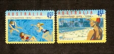 Australia--#1365-66 Used--1994 Lifesaving