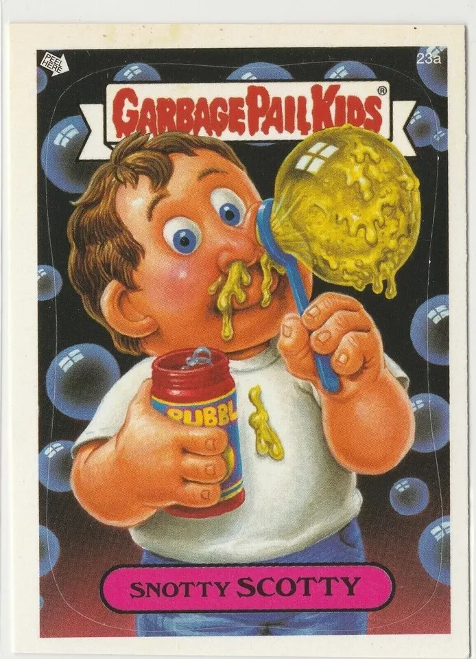 Snotty Scotty Garbage Pail Kids GPK 2004 ANS3 Series 3 Card