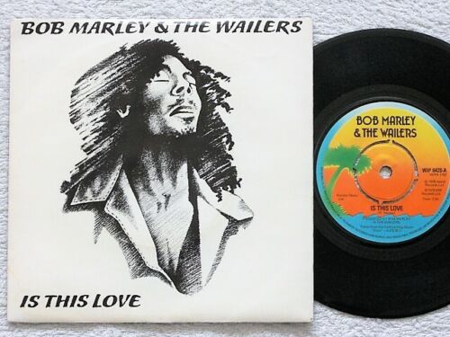 BOB MARLEY & THE WAILERS - IS THIS LOVE - 7" VINYL - ISLAND LABEL PICTURE SLEEVE - Photo 1/4
