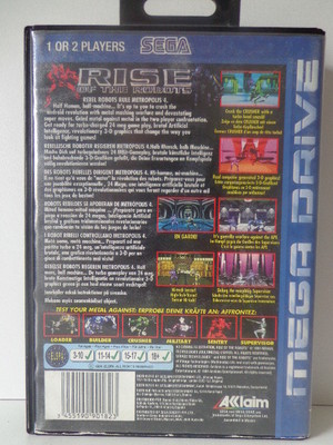 Nes Pas?] Test - Rise of the Robots sur SEGA Megadrive (Acclaim, 1994