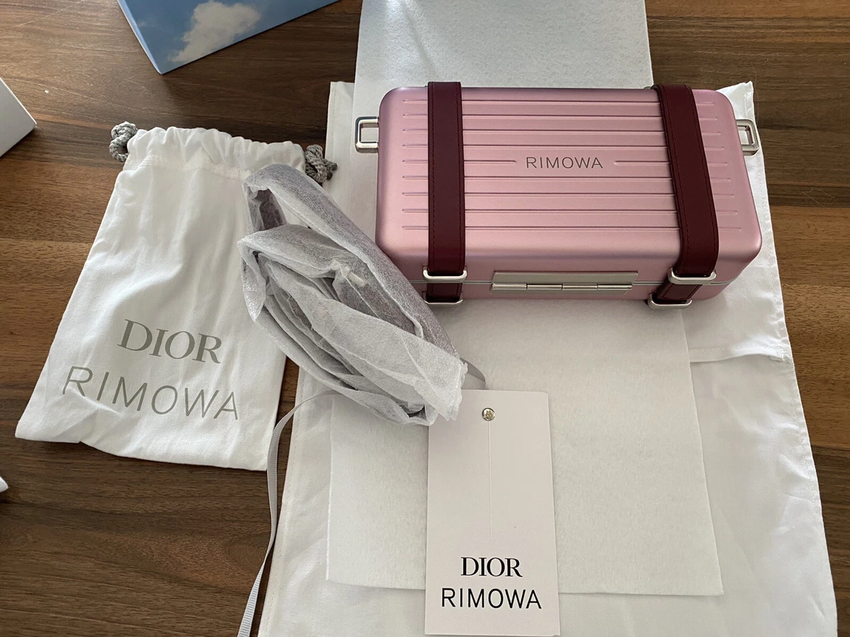 Dior X Rimowa Ltd. Personal Clutch Tasche Mini Koffer Handtasche Bag  Handbag New