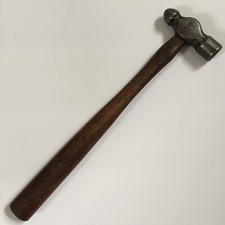 Vintage Plumb US Small Ball Peen Hammer 6oz Gem Hartwell Brothers Hickory Handle